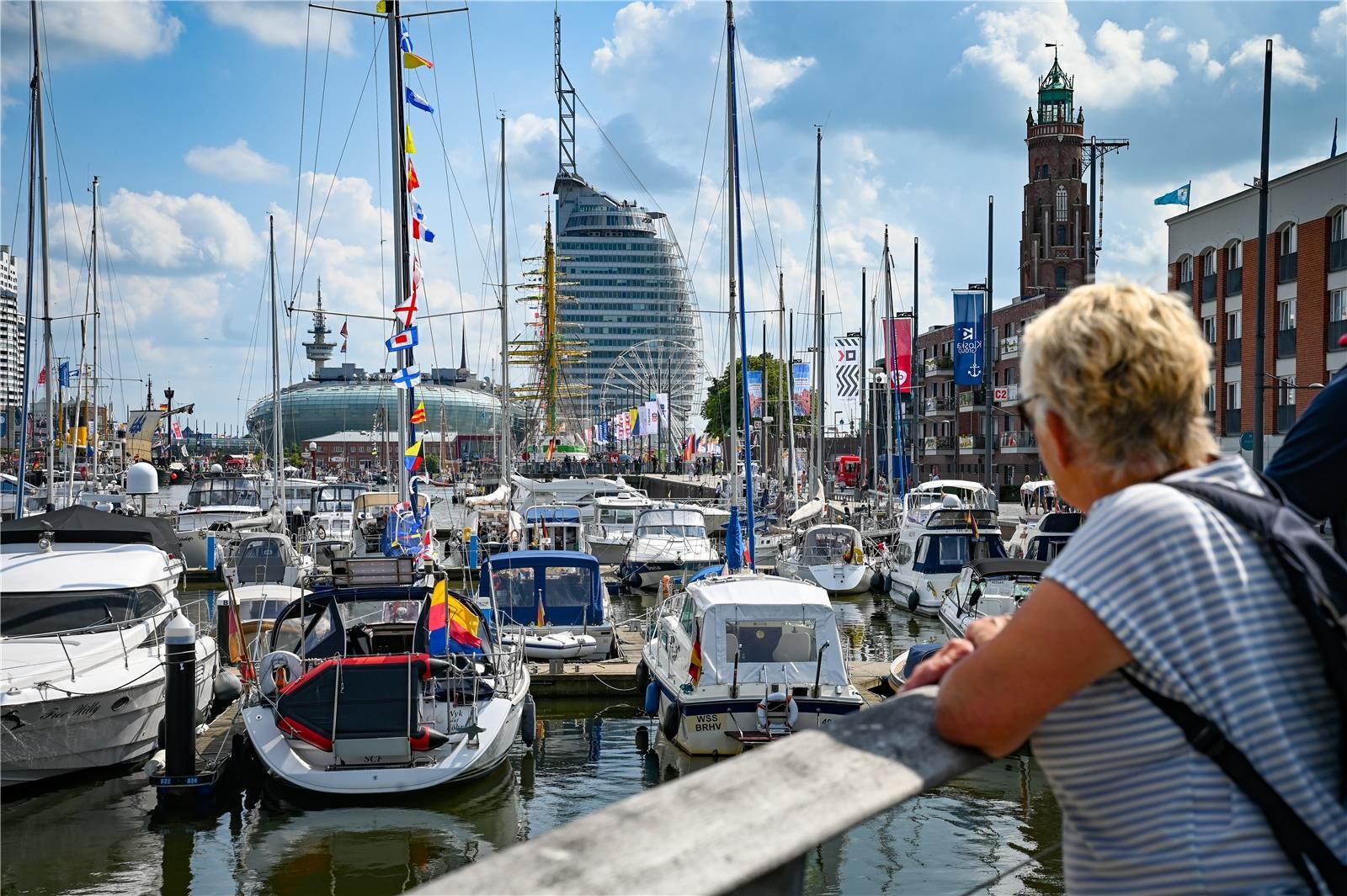 Maritime Tage in Bremerhaven 2021: Auf dem Festgelände war ordentlich was los.