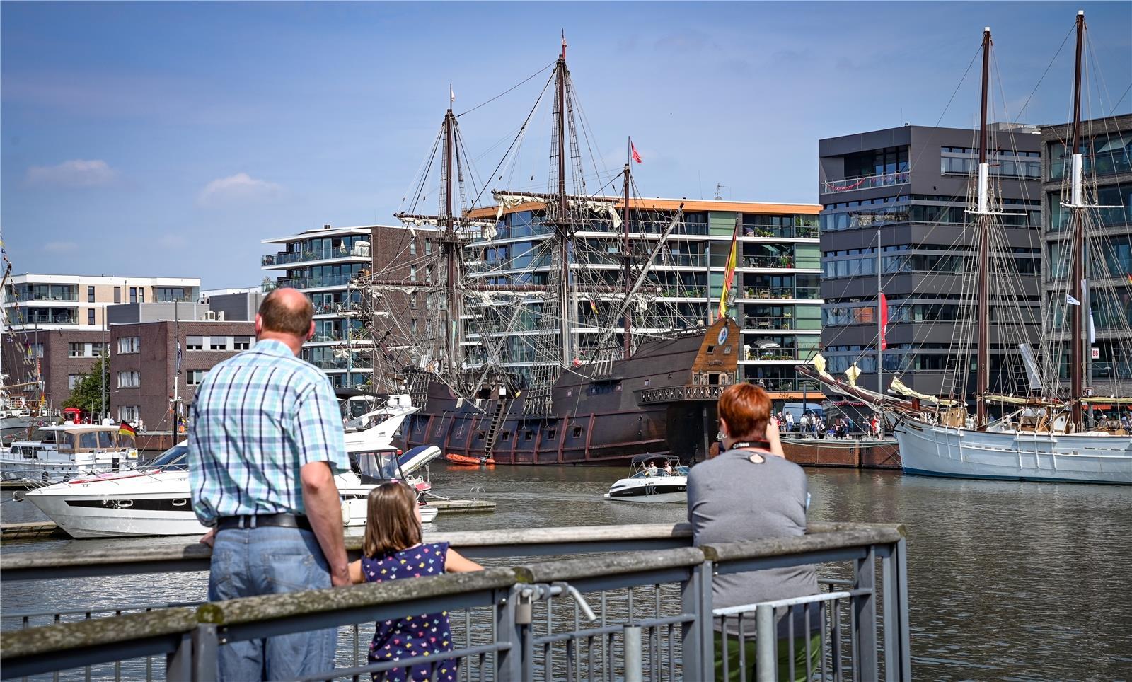 Maritime Tage in Bremerhaven 2021: Auf dem Festgelände war ordentlich was los.