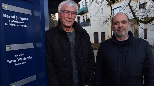 Mark Herzenstein (rechts) übernimmt die Gynäkologische Praxis von Dr. Peter Wesierski.