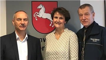 Martin Erftenbeck (von links), Annette Marquardt und Klaus Püschel.