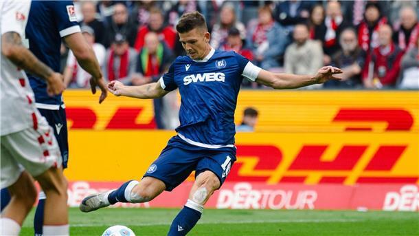 Marvin Wanitzek erzielte drei Tore für den KSC.