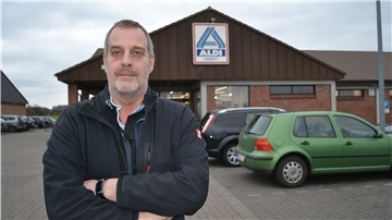 Mathias Theloy arbeitet seit 1991 für Aldi - in Beverstadt war er von Anfang an dabei.