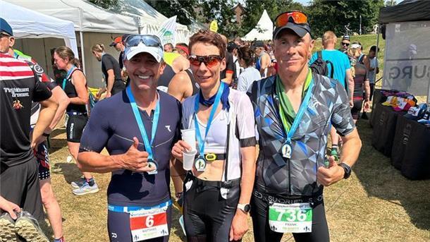Matthias Berulla, Kathleen Voss, Frank Rietbrock, Triathlon