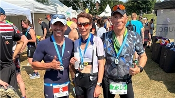 Matthias Berulla, Kathleen Voss, Frank Rietbrock, Triathlon