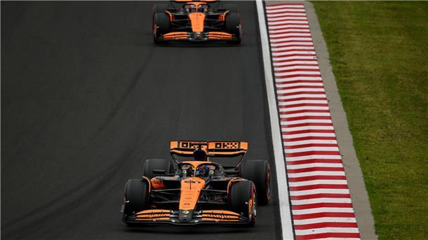 McLaren ist nicht zu schlagen in der Ungarn-Qualifikation.
