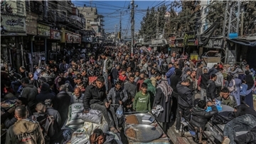 Mehr als eine Million Binnenflüchtlinge halten sich in Rafah auf.