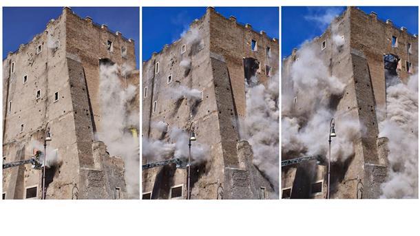 Verschütteter Bauarbeiter nach Turmeinsturz in Rom gestorben Mehrere Bauarbeiter wurden unter den Trümmern verschüttet.