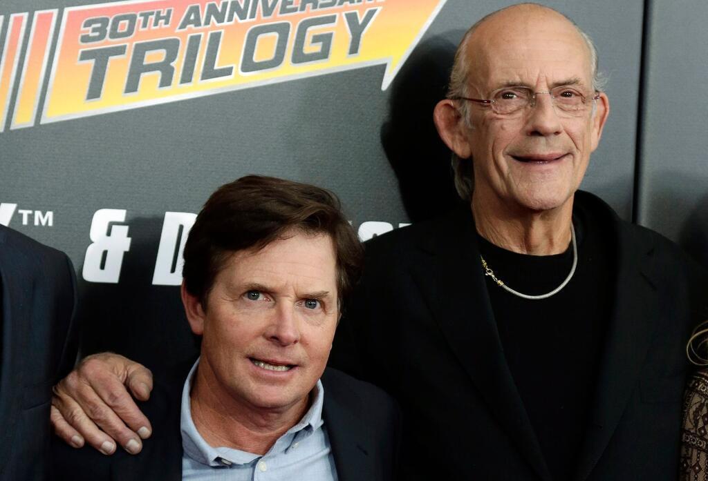 40 Jahre „Zurück in die Zukunft“: Als unser Heute Sci-Fi war Michael J. Fox und Christopher Lloyd - hier vor zehn Jahren - wurden durch „Zurück in die Zukunft“ zu Hollywood-Weltstars. (Archivbild)