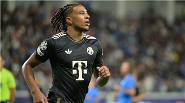 Michael Olise ist beim FC Bayern auch in seiner zweiten Saison in bestechender Form. (Archivfoto)