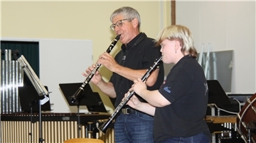 Klarinette und Saxofon im Duett
