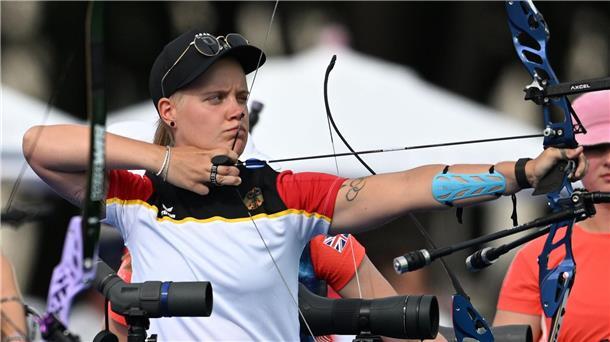 Bogenschützen hadern mit Quali-Verhältnissen - Unruh stark Michelle Kroppen konnte zufrieden sein. Sie beendete die Qualifikation auf Platz sieben.