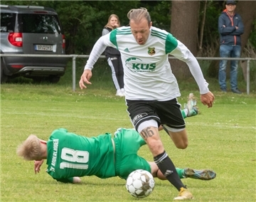 Mika Kraßmann erzielte in Sottrum in der Nachspielzeit der ersten Halbzeit den so wichtigen Führungstreffer für Heeslingen.