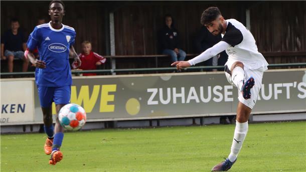 Mit 14 Toren steht der Zevener Eren Badur auf Platz zwei der Torjägerliste in der Regionalliga. Auch in Lübeck sorgte er für den entscheidenden Treffer.