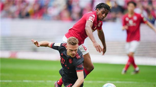Luxemburger Bitte an Nagelsmann: Ex-Mainzer in Startelf Mit DFB-Kapitän Kimmich hatte es Barreiro schon in Mainz zu tun. (Archivbild)