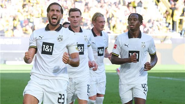Mit einem verwandelten Elfmeter trug Emre Can zum Sieg des BVB über Aston Villa bei.