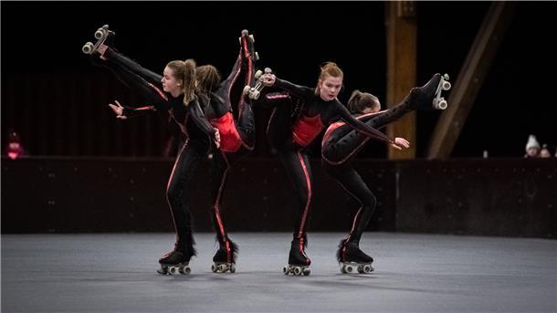 Mit neuer Kür wollen die „Rollerbeasts“ an die Spitze Mit einer neuen Kür wollten die „Rollerbeasts“ bei der deutschen Meisterschaft durchstarten. Daraus wird nichts.