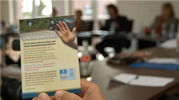 Flyer des Behindertenbeirats