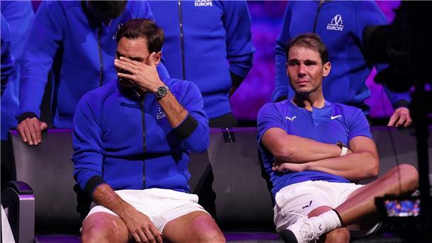 Mit großen Emotionen verabschiedete sich Roger Federer 2022 von der Tennis-Bühne. 