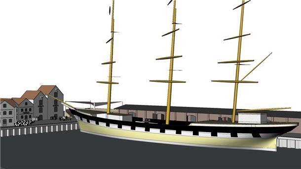 „Seute Deern“ ohne Windjammerromantik Mit Schuppen, Lagerhäusern und Kränen direkt neben dem Schiff könnte die historische Arbeitswelt auf Schiffen und in den Häfen für Touristen erlebbar gemacht werden.
