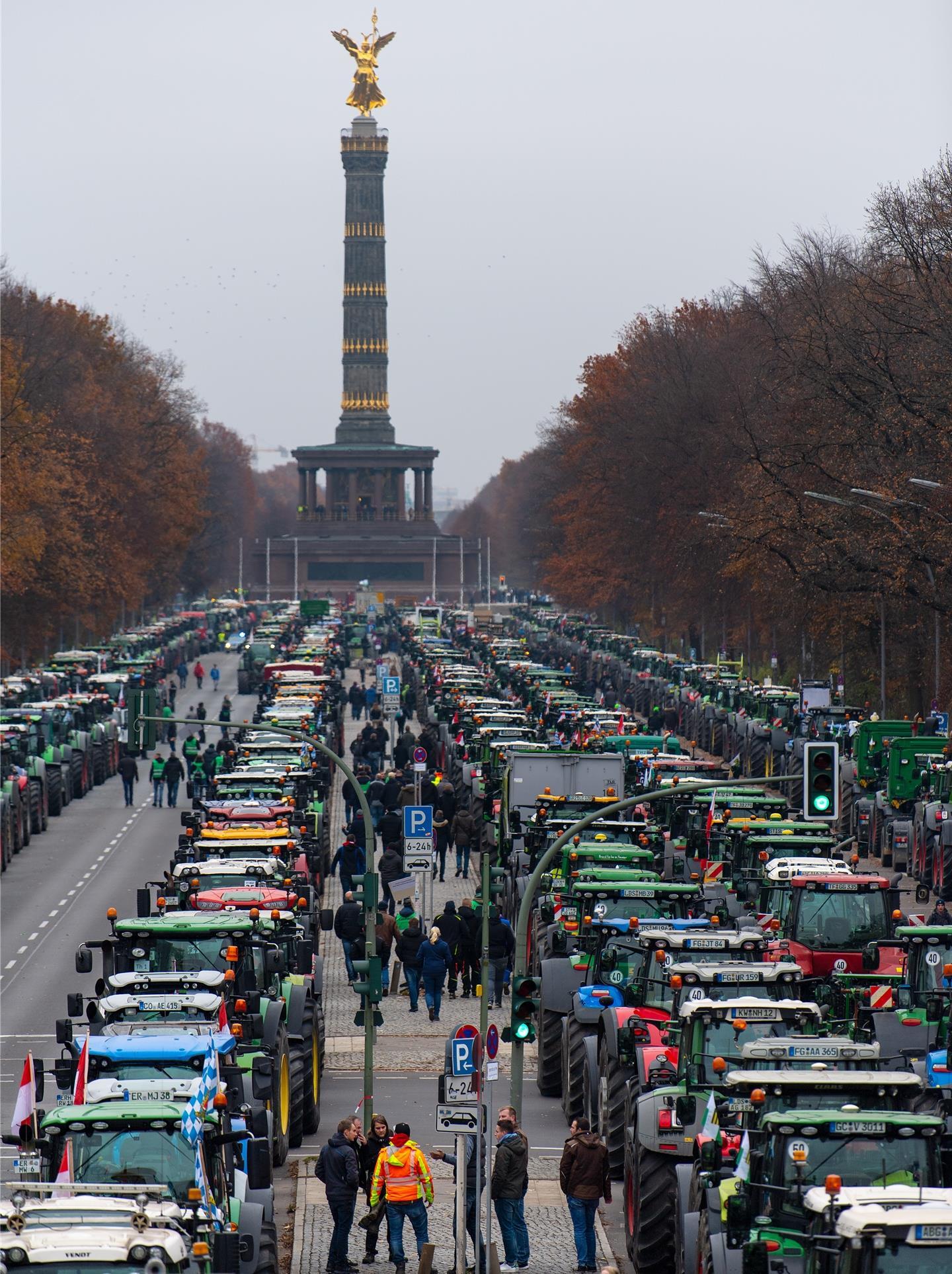 Zevener Bauern erfahren viel Zuspruch Mit tausenden Treckern haben die Bauern in Berlin ihre Zukunftsängste veranschaulicht.