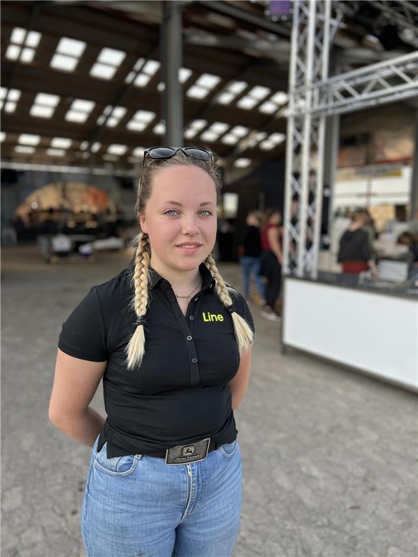Mittsommernachtsparty der Landjugend in Bramel auf Hof Stender. Im Bild: Line Br...