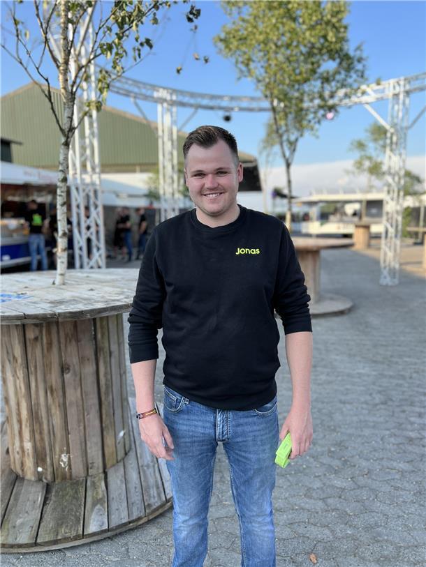 Mittsommernachtsparty der Landjugend in Bramel auf Hof Stender. Im Bild: Jonas S...