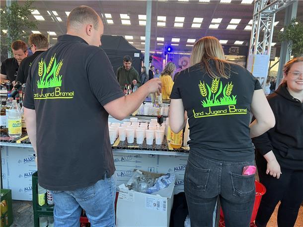 Mittsommernachtsparty der Landjugend in Bramel auf Hof Stender. Im Bild: Heute g...