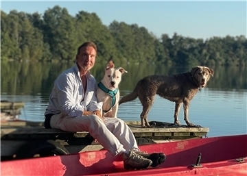 Jochen Bendel und seine Hunde
