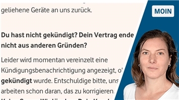 Text/Porträt-Kombination