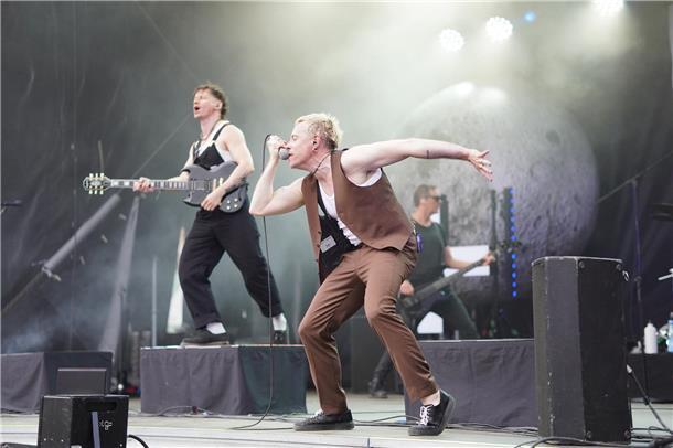 Moon Shot aus Finnland lieferten eine energiegeladene Show ab.