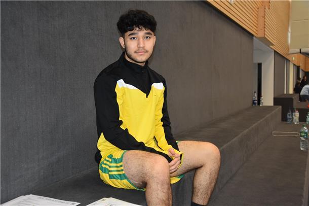 Sport-Abi an der KGS Sittensen: Erster Leistungskurs hinreichend angewählt Das Foto zeigt Mustafa Haybari.