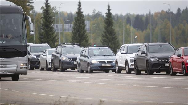 Nach Ankündigung der Teilmobilmachung gab es an der russisch-finnischen Grenzen mehr Verkehr als gewöhnlich.