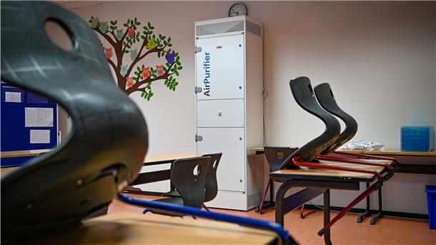 Luftfilter im Klassenzimmer