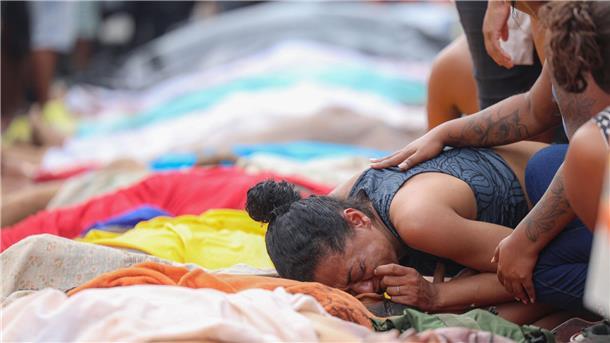 Nach dem blutigen Polizeieinsatz wird um die Getöteten getrauert. Menschenrechtsorganisationen fordern eine Untersuchung.