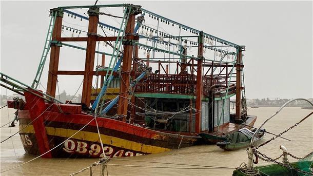 Nach Philippinen jetzt Vietnam: Tote bei Sturm „Bualoi“ Nach dem Sturm werden auch mehrere Fischer auf dem Meer vermisst.