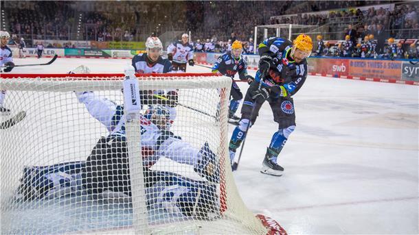Pinguins siegen wieder - und sind nun punktgleich mit Tabellenführer Berlin Nach einem furiosen Start war das Spiel zwischen den Fischtown Pinguins und den Nürnberger Ice Tigers von vielen Zweikämpfen geprägt.