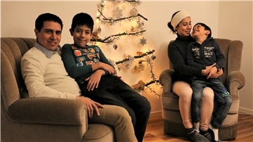 Nach einer langen Zeit der Ungewissheit blickt Familie Ramos nun einem sorgenfreien und ausgelassenen Weihnachtsfest entgegen.