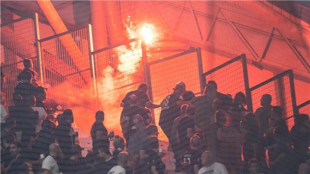 Krawalle in Tel Aviv - Stadtderby nach Gewalt abgesagt Nach Fan-Krawallen wurde das Fußball-Stadtderby in Tel Aviv abgesagt (Archivbild).