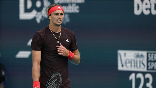 Nächster Rückschlag: Auch in Miami ist für Alexander Zverev vorzeitig Schluss.
