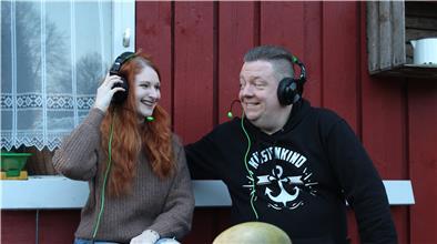 Nathalie Sandersfeld und Andreas Jahns aus Lunestedt sind die Gesichter hinter dem Podcast „Gefühlsecht – Die Podcast Show“.