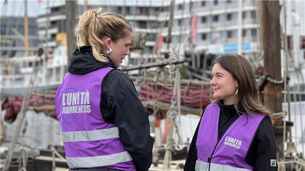 Neben dem Raum der Still waren auf der Sail 2025 auch erstmals speziell geschulte Awareness-Teams im Einsatz. 