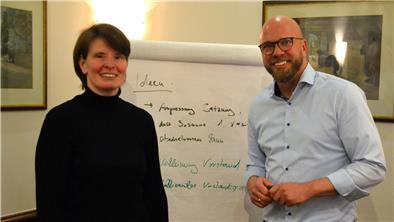 Neue Ideen sind gefragt, um Mitglieder zum Mitmachen zu gewinnen. Dieser Aufgabe stellen sich Astrid Irlacher und Nils Kuiper.