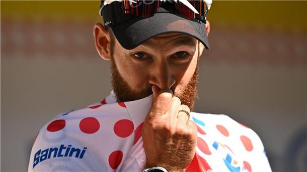 Neun Tage trug Simon Geschke das Bergtrikot der Tour de France 2022.