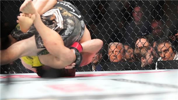 Vor dem Weißen Haus: Käfigkampf an Trumps Geburtstag Nicht selten wird einer der UFC-Kämpfer im Ring bewusstlos geprügelt.