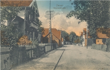 Nicht wiederzuerkennen: Die Altbremerstraße von der Ecke Hohe Luft aus gesehen.