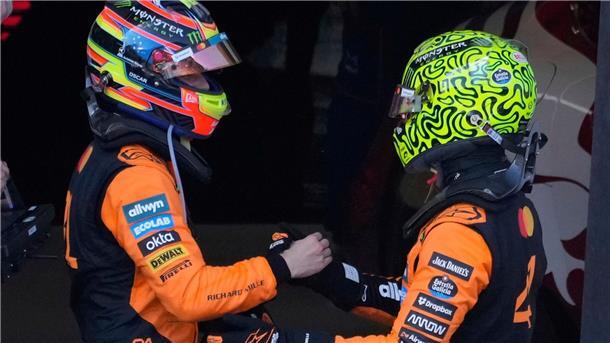Nicht zu schlagen: Das McLaren-Duo.