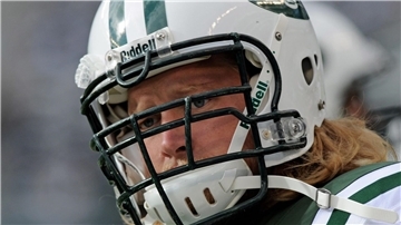 Ex-NFL-Profi Mangold stirbt mit nur 41 Jahren Nick Mangold, hier im Einsatz für die New York Jets, starb mit nur 41 Jahren. (Archivbild)