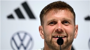 Niclas Füllkrug ist froh, wieder bei der Nationalmannschaft zu sein.
