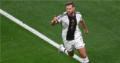 Niclas Füllkrug traf zum 1:1 für Deutschland.
