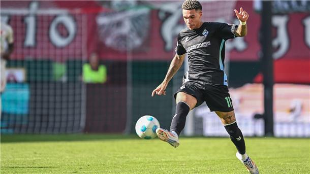 Werder blamiert sich bei Testspiel in Münster Njinmah brachte Werder in Münster in Führung.